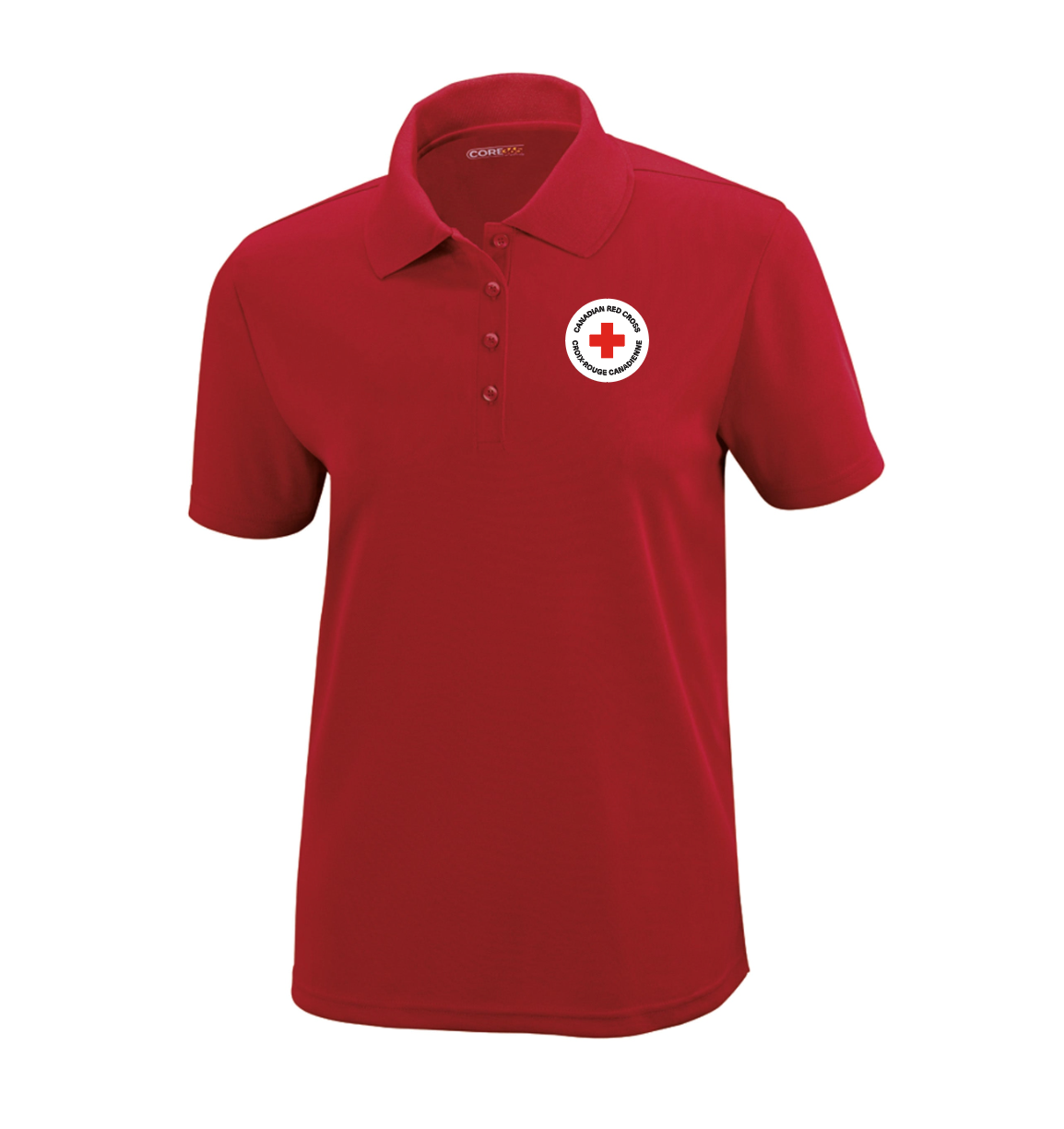 Ladies Polyester S/S Pique Polo