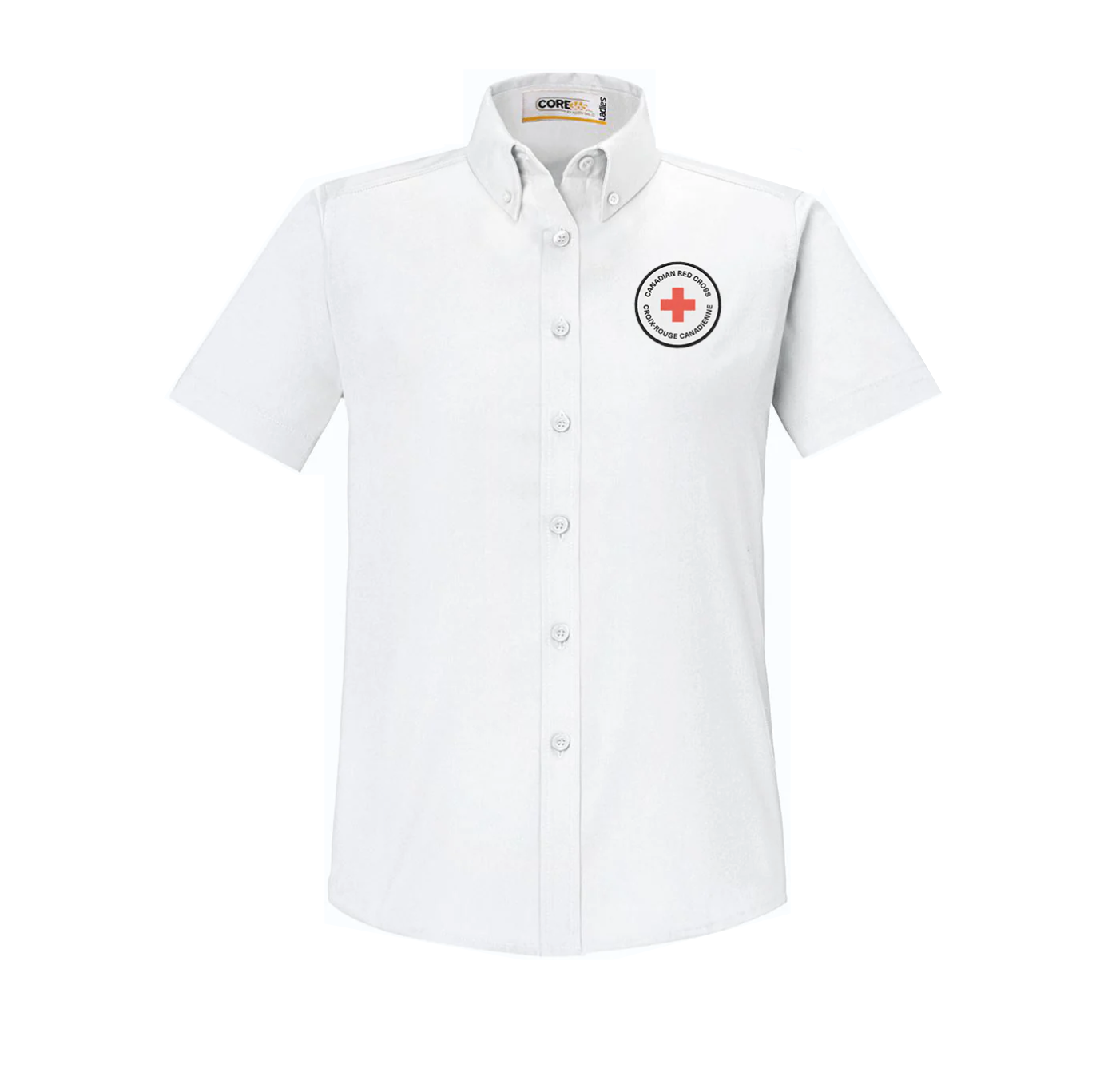Ladies 65/35 Short Sleeve EZ care shirt