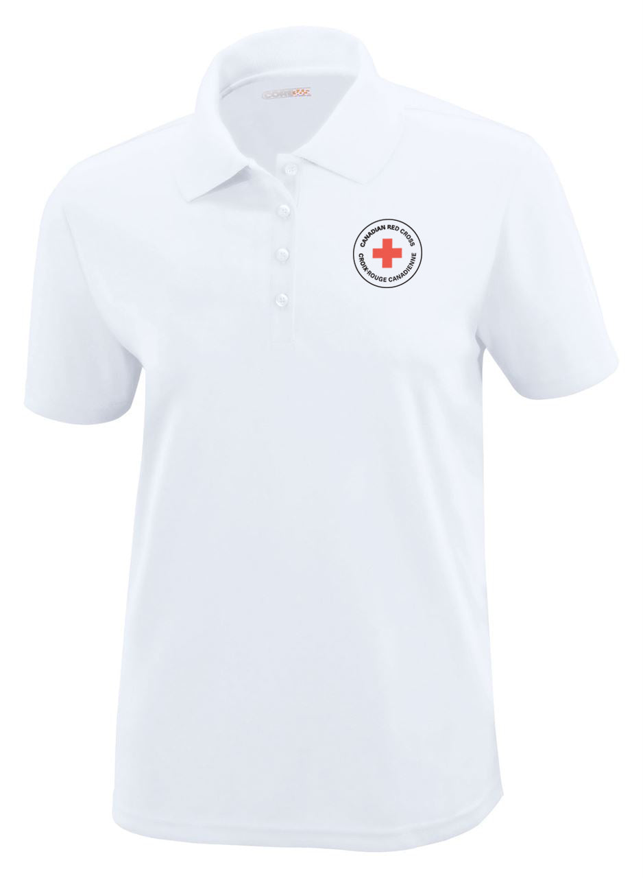 Ladies Polyester S/S Pique Polo
