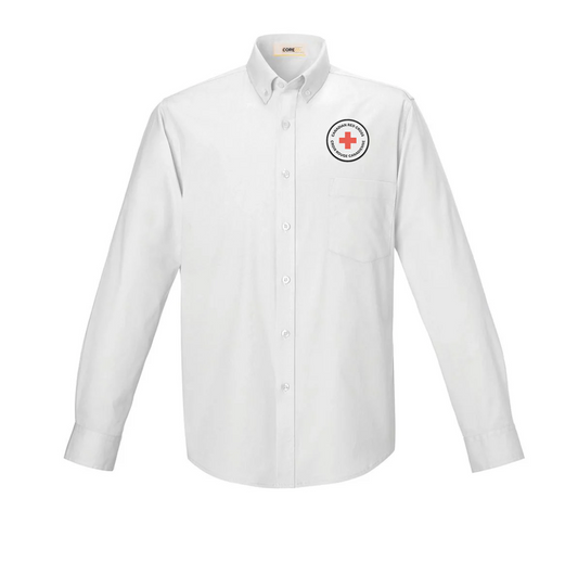 Mens 65/35 Long Sleeve EZ care shirt