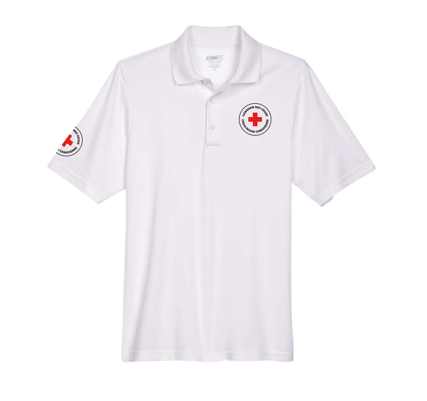 Polo piqué en polyester S/S pour hommes