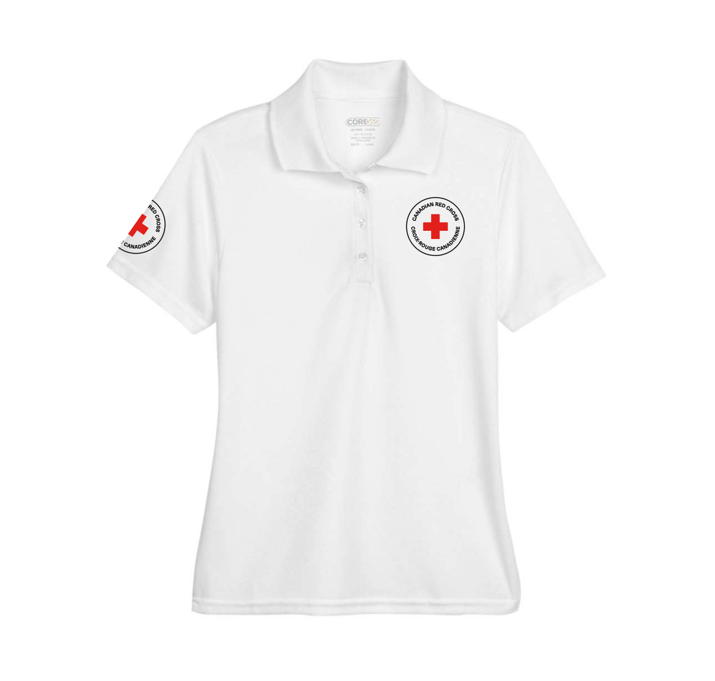 Ladies Polyester S/S Pique Polo