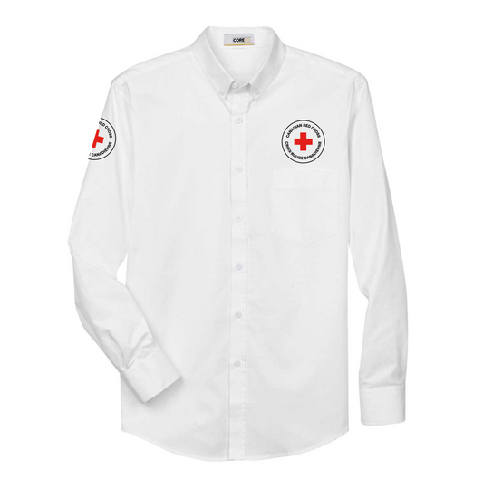 Chemise d'entretien EZ à manches longues 65/35 pour hommes