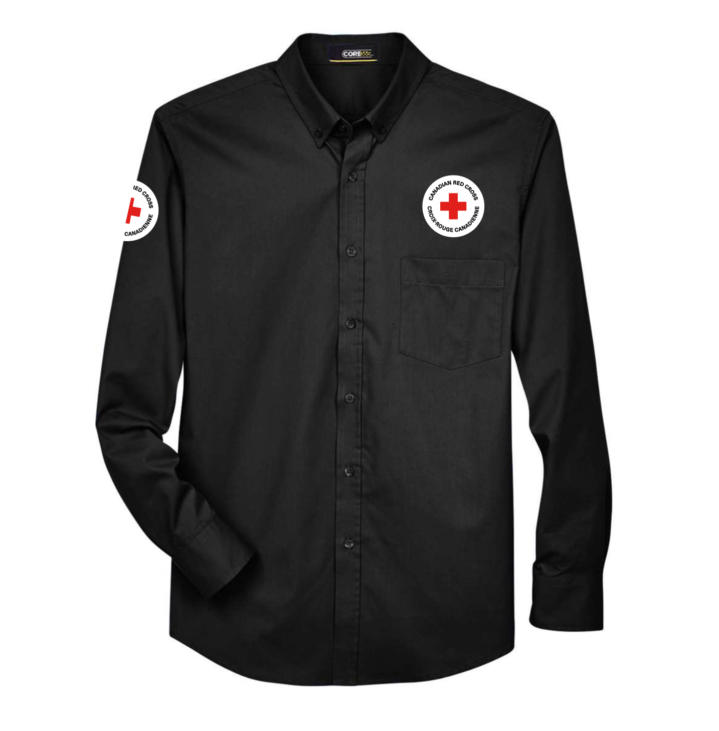 Chemise d'entretien EZ à manches longues 65/35 pour hommes