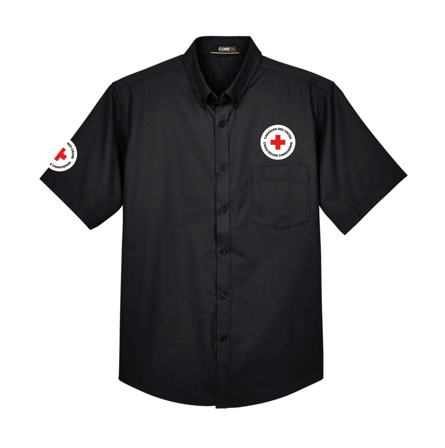 Chemise de soin EZ à manches courtes 65/35 pour hommes