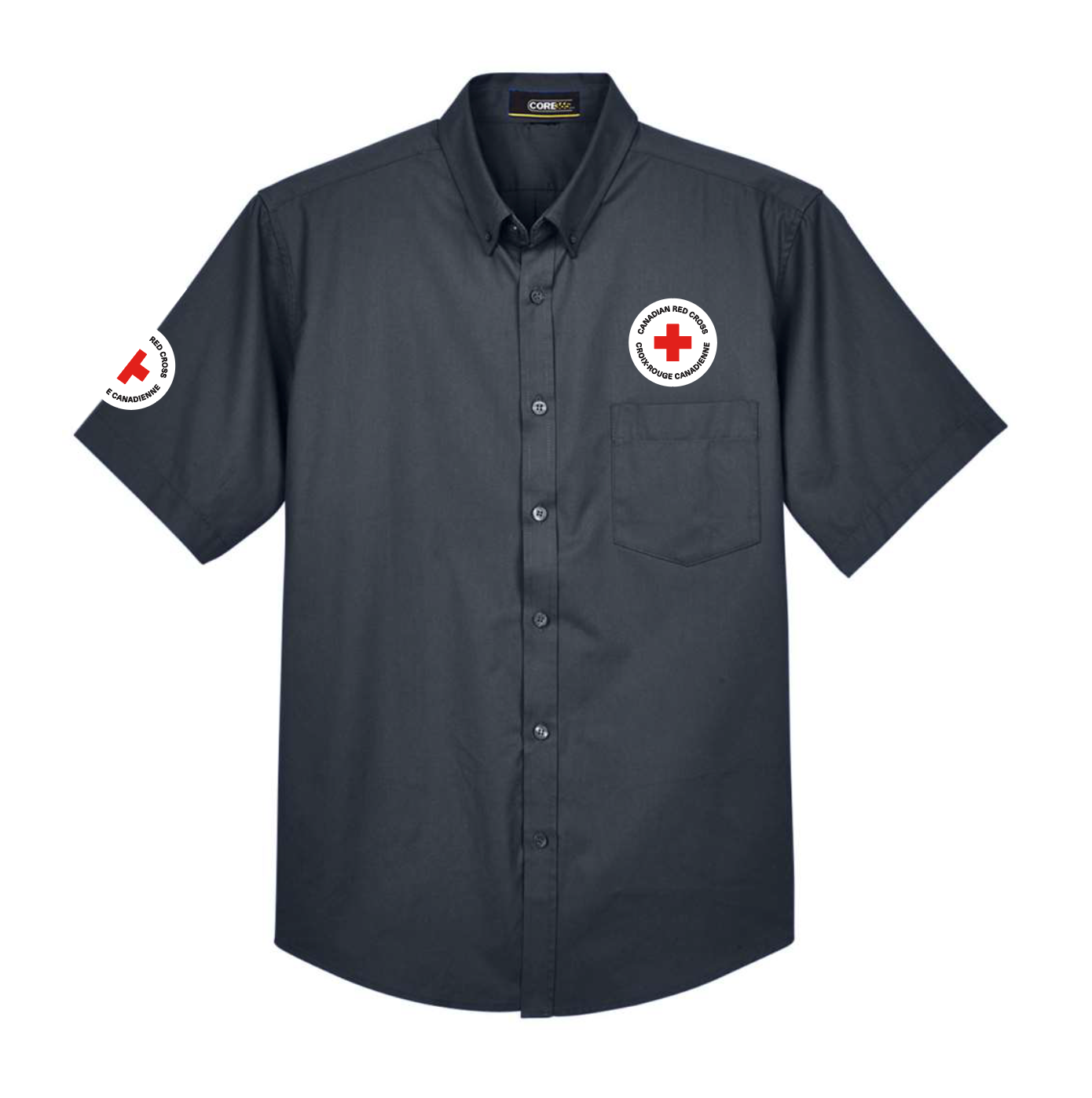 Chemise de soin EZ à manches courtes 65/35 pour hommes